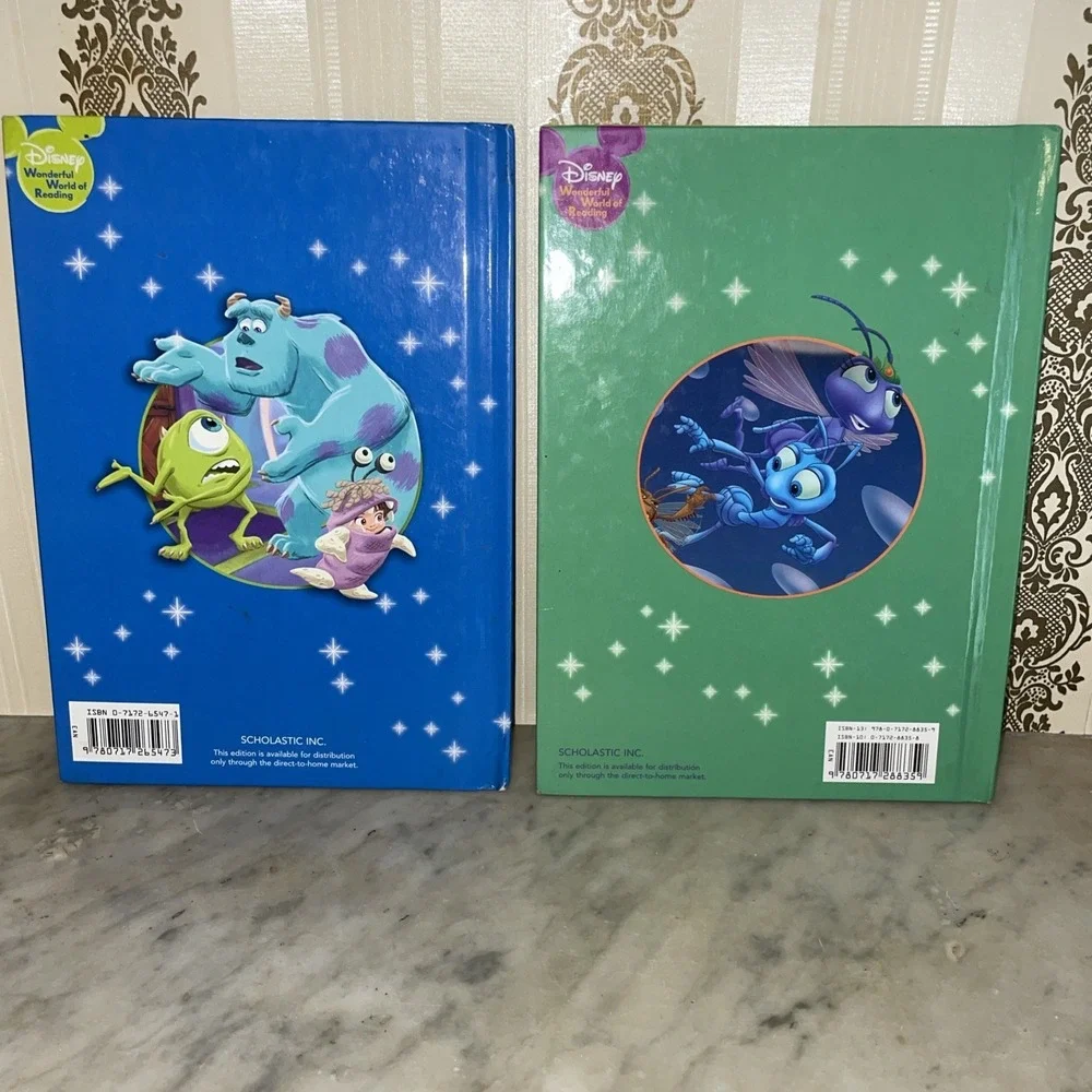 Disney Classics Scholastic Hardcover Books Stories‎ Eight - Bugs Cars Bambi Pan